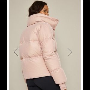 sophia velvet puffer